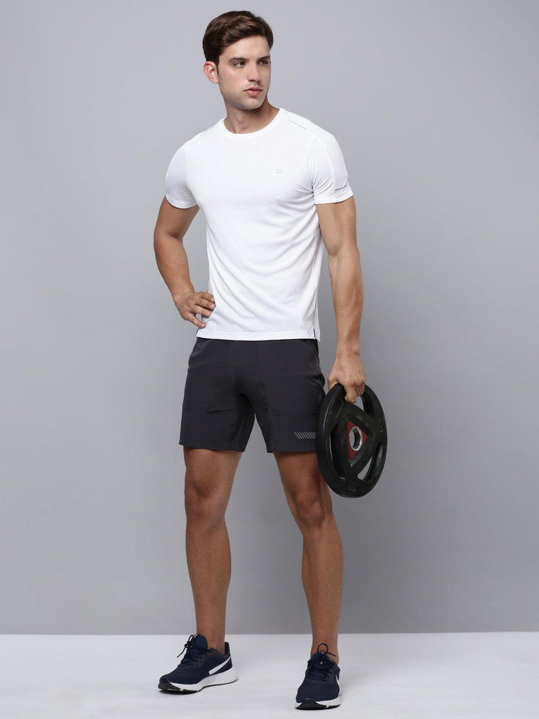 Sporto Men's Insta cool Solid Jersey tee - White - Sporto by Macho