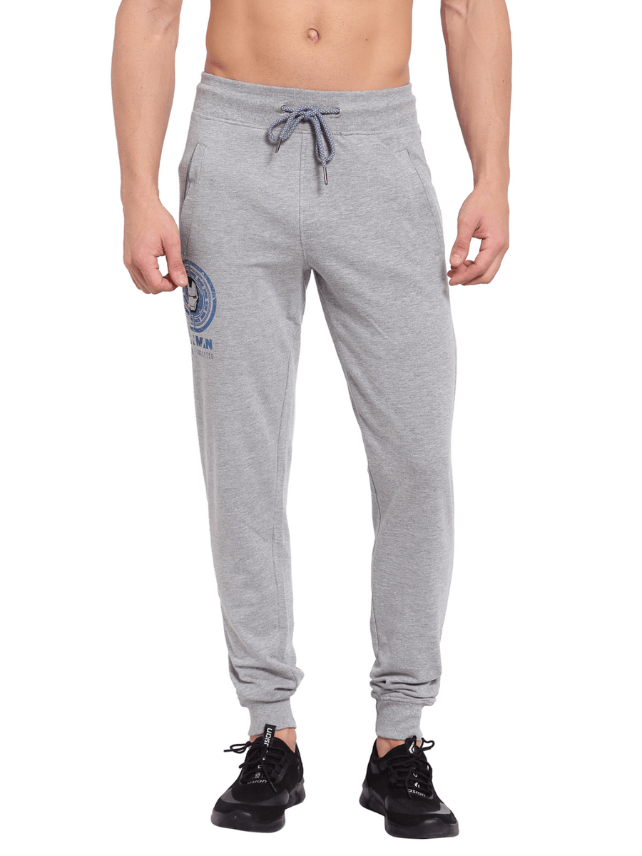 Sporto Men s Marvel Comic Logo Joggers Grey Melange Sporto by Macho