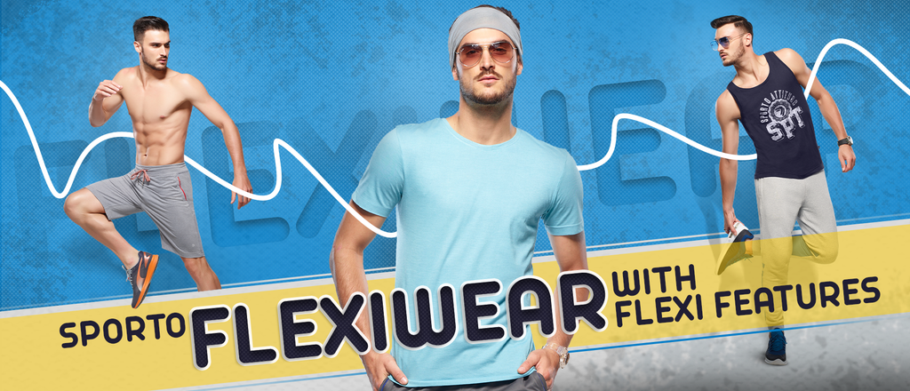 Sporto Flexiwear with Flexi Features - Sporto