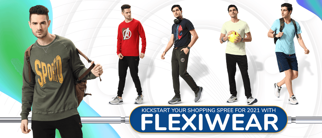 Kickstart your shopping spree for 2021 with flexiwear - Sporto by Macho