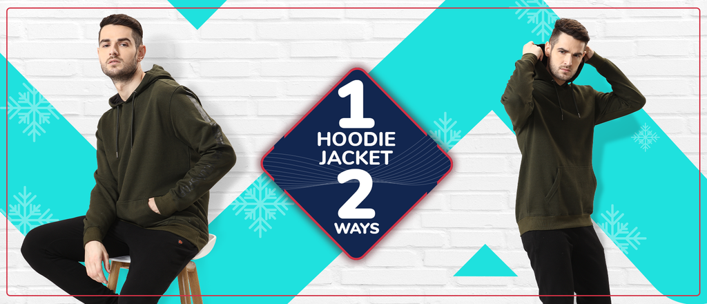 1 Hoodie jacket - 2 Ways - Sporto