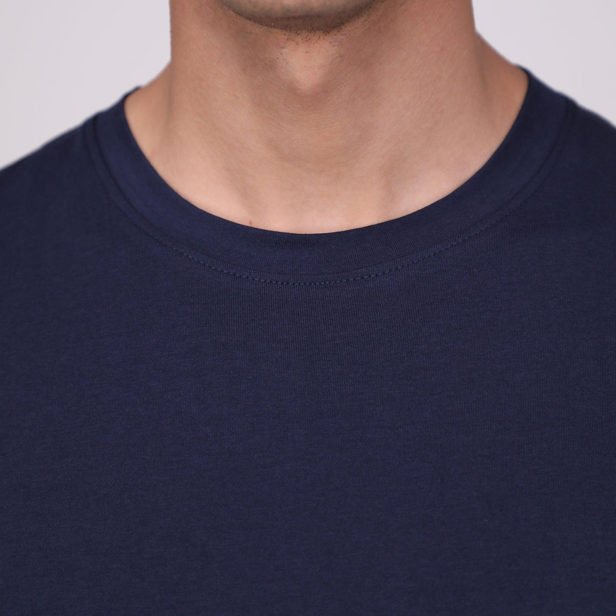 Round Neck Fluyid Cotton Rich, Solid Colour T-shirt Pack of 2