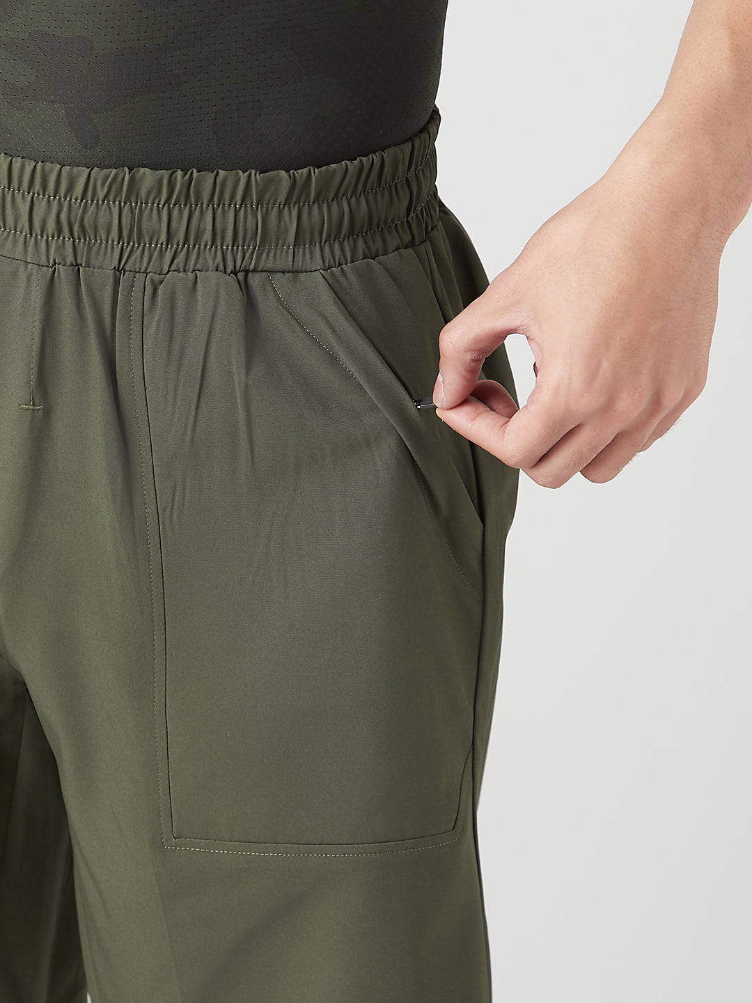 Sporto Men's Ultra Light Shorts Dry fit Bermuda Shorts - Olive