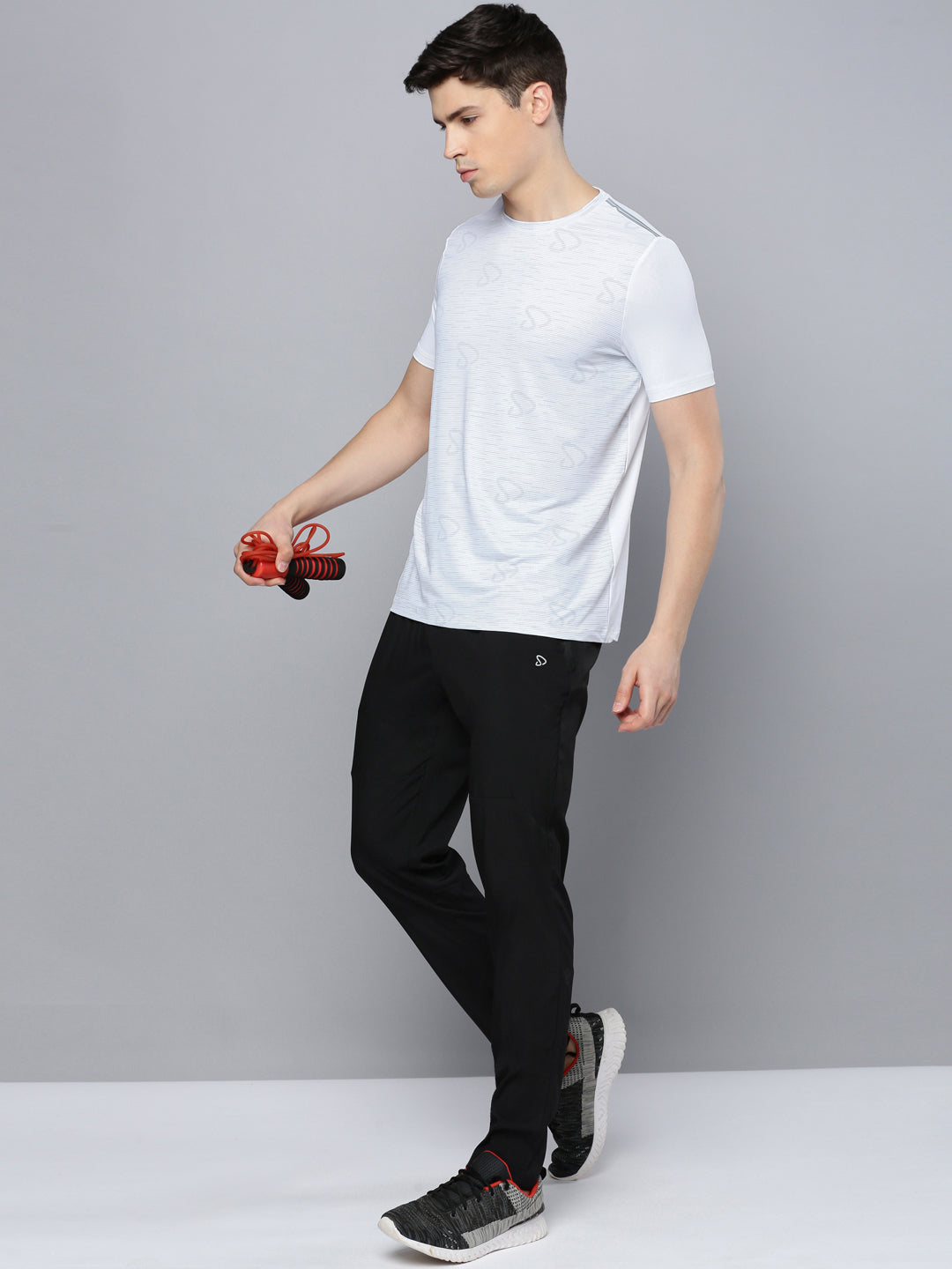 Grey Polo & White Instacool Round Neck T-Shirt – Combo Pack