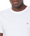 Blue Cotton Bermuda with Zipper Pockets + White Solid T-Shirt Combo