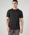 Instacool Printed Jersey Tee - Black