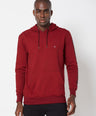 Sporto Men's Hoodie Sweatshirt - Red Jaspe