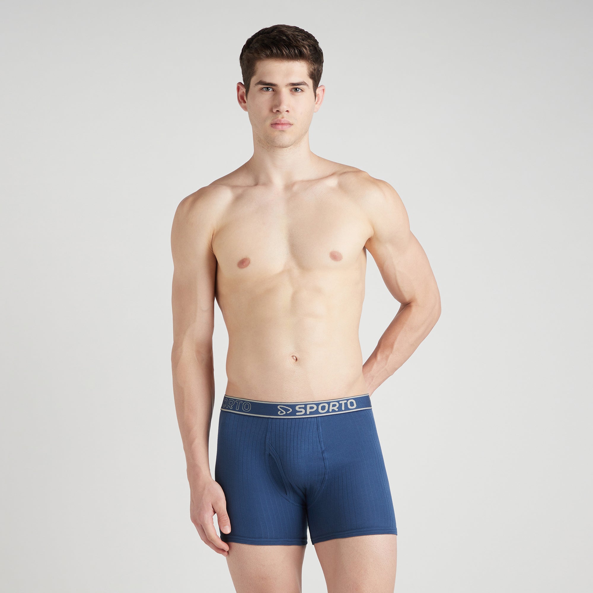 Sporto Classics Parka Trunks Multicolour pack of 2