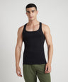 Men's Solid Gym Vests - Pack of 2