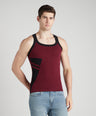 Men's Gym Vests with Side Contrast Panel