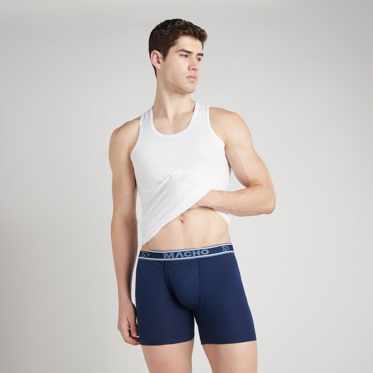 Sporto Men's Cotton White Prime Vest - Single Jersey (Pack Of 3)