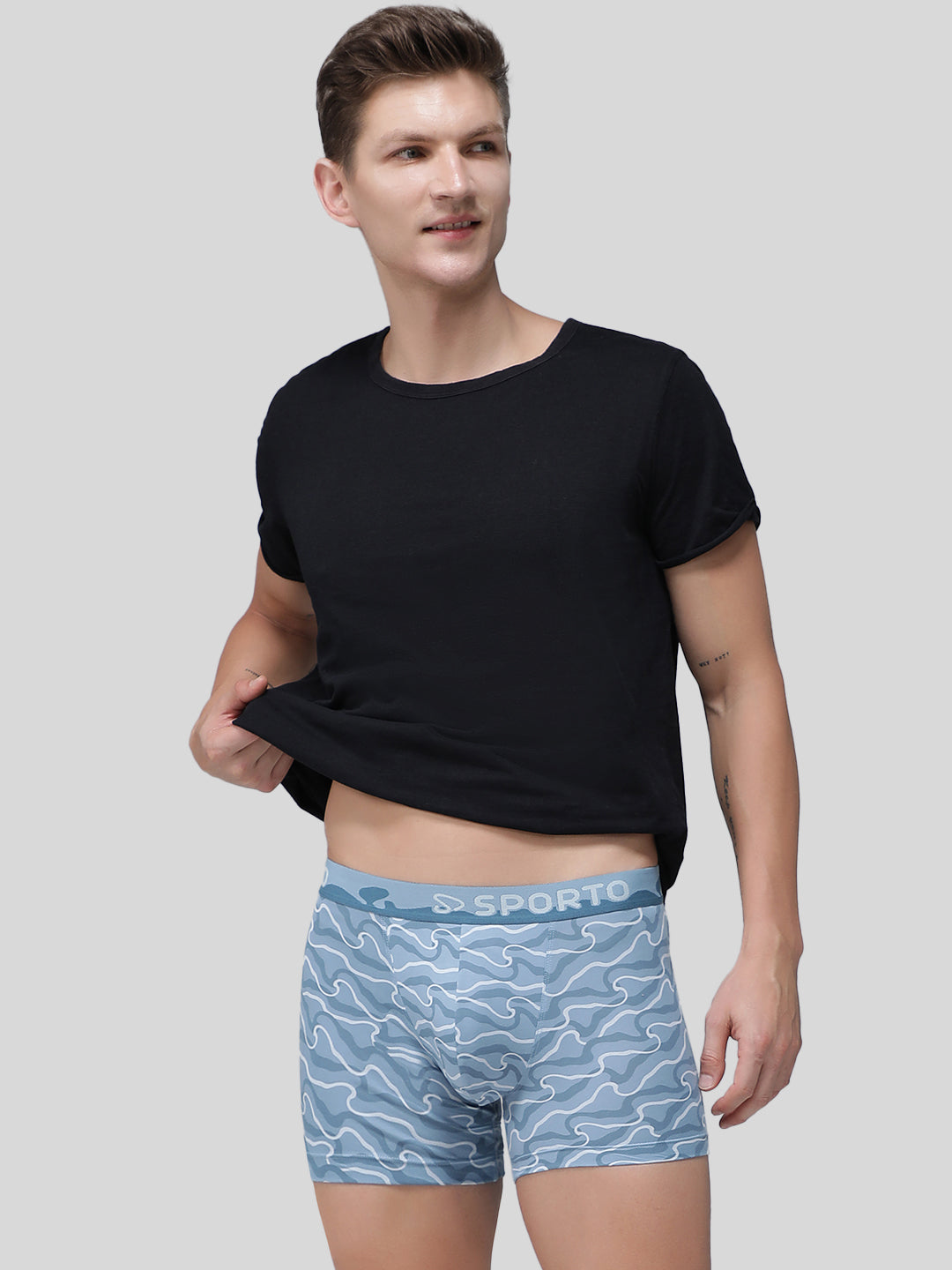 Sporto Men's Neo Trunks Multicolour pack of 5