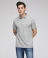 Grey Polo & White Instacool Round Neck T-Shirt – Combo Pack