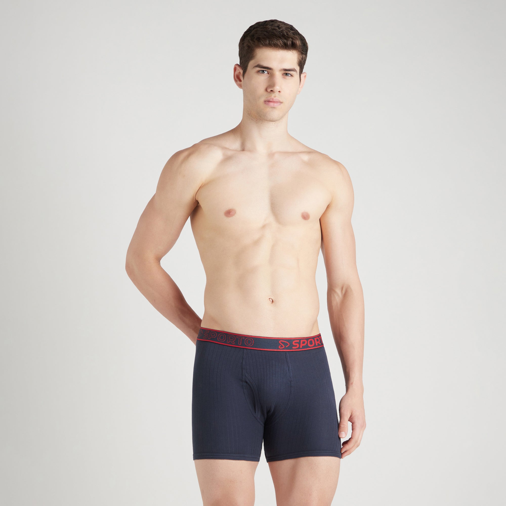 Sporto Classics Parka Trunks Multicolour pack of 2