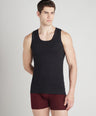 Men's Derby Vest for Men's Innerwear Vest - Black - Pack of 3
