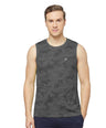 InstaCool Camo Printed side mesh Muscle Vest Anti odour and Moisture Wicking