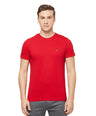 Cotton Blend Tees – Round & V-Neck (Grey With Flakes + Pure Red)
