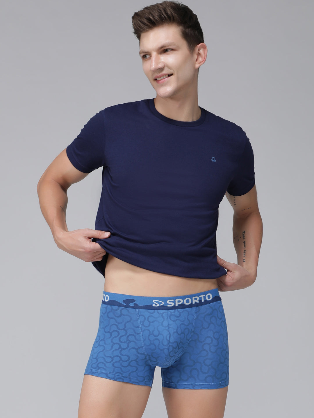 Sporto Men's Neo Trunks Multicolour pack of 5