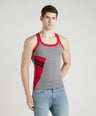 Men's Gym Vests with Side Contrast Panel