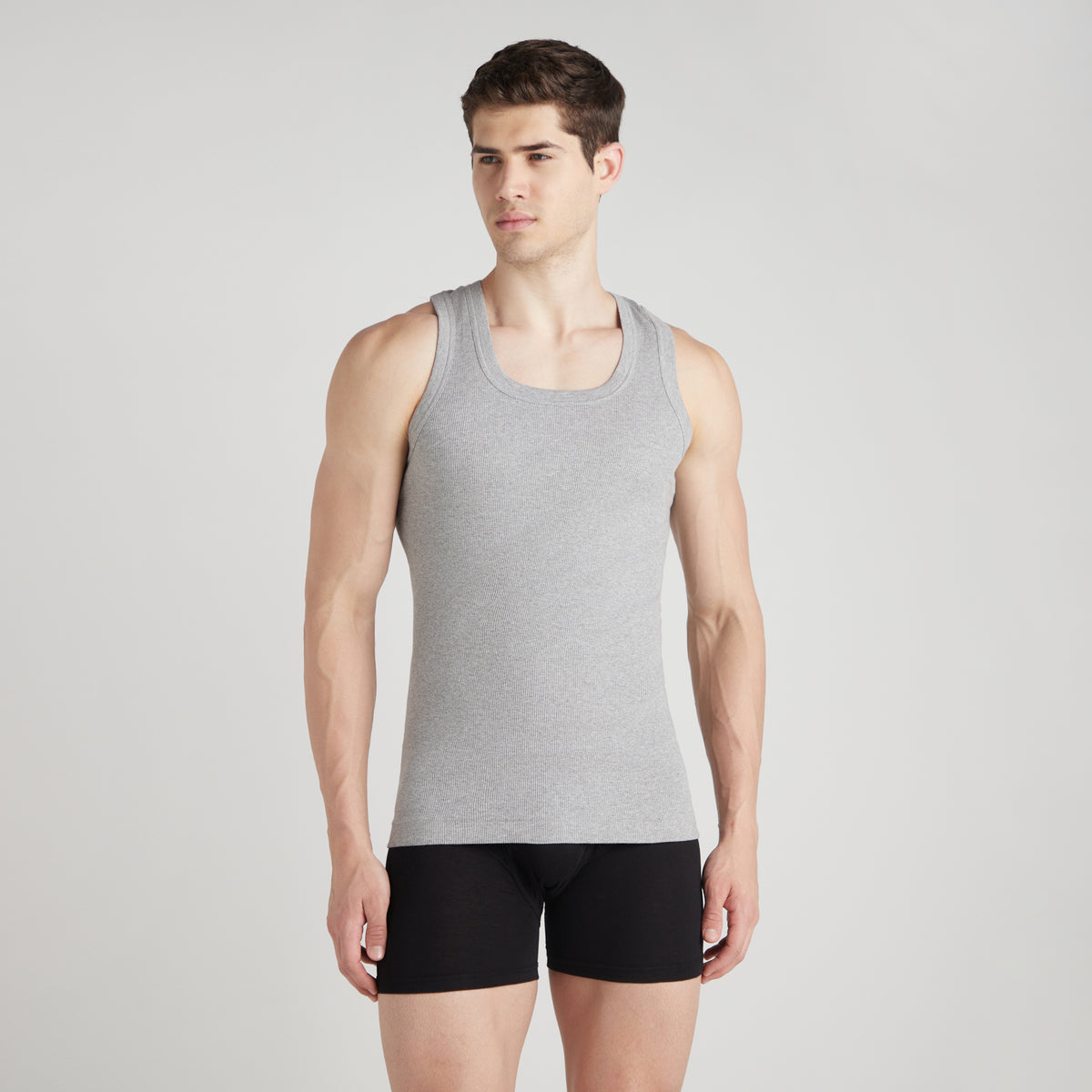 Men's Solid Gym Vests - Pack of 2