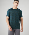 Sporto Men's Instacool Printed Jersey Tee - Air force