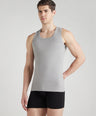 Men's Derby Vest for Men's Innerwear - Grey Melange - Pack of 2