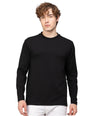 Sporto Men's Hexaknit Fullsleeve Black T-shirts