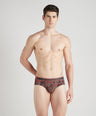 Sporto Men's Printed Spandex Brief Multicolour Pack of 3