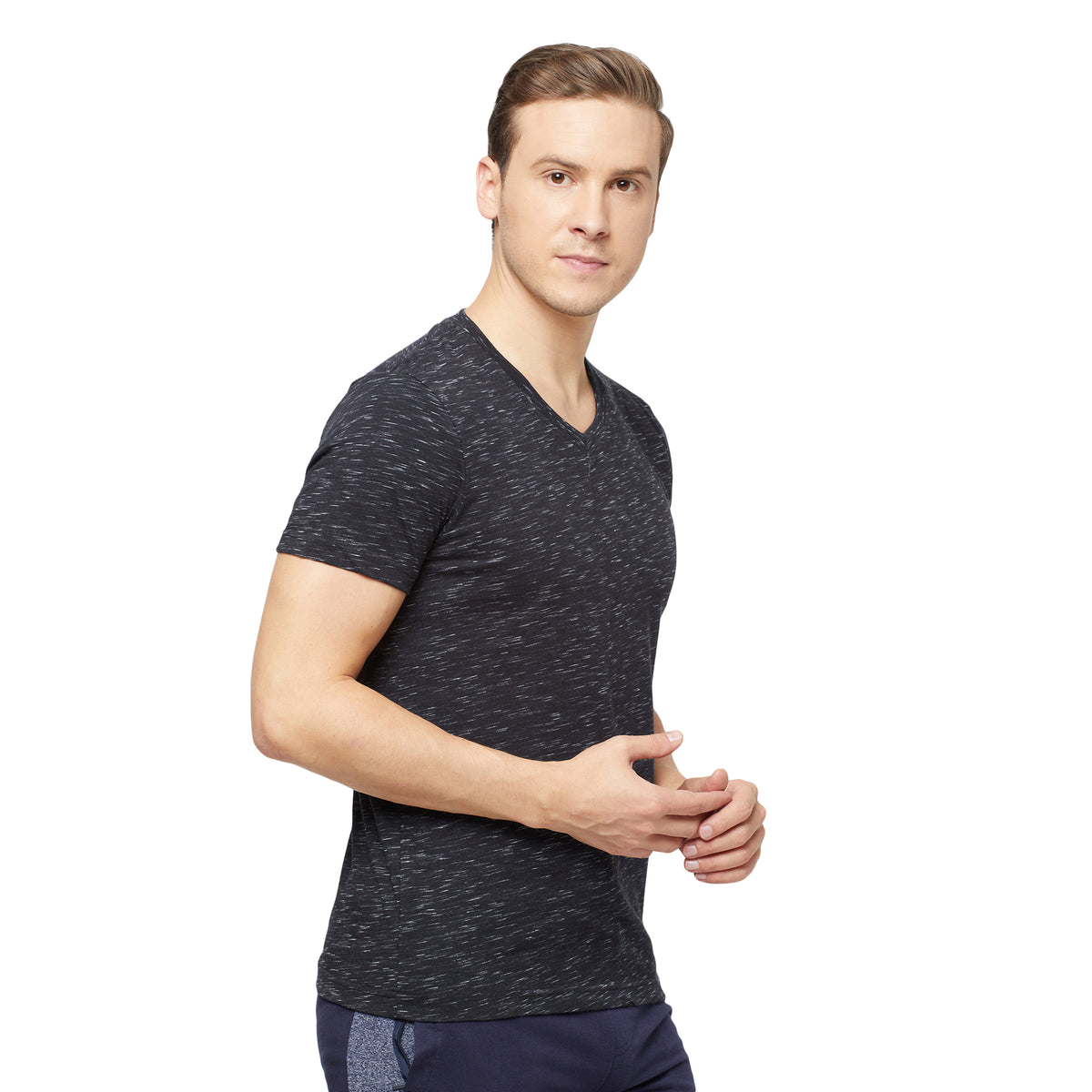 Cotton Blend Tees – Round & V-Neck - Combo