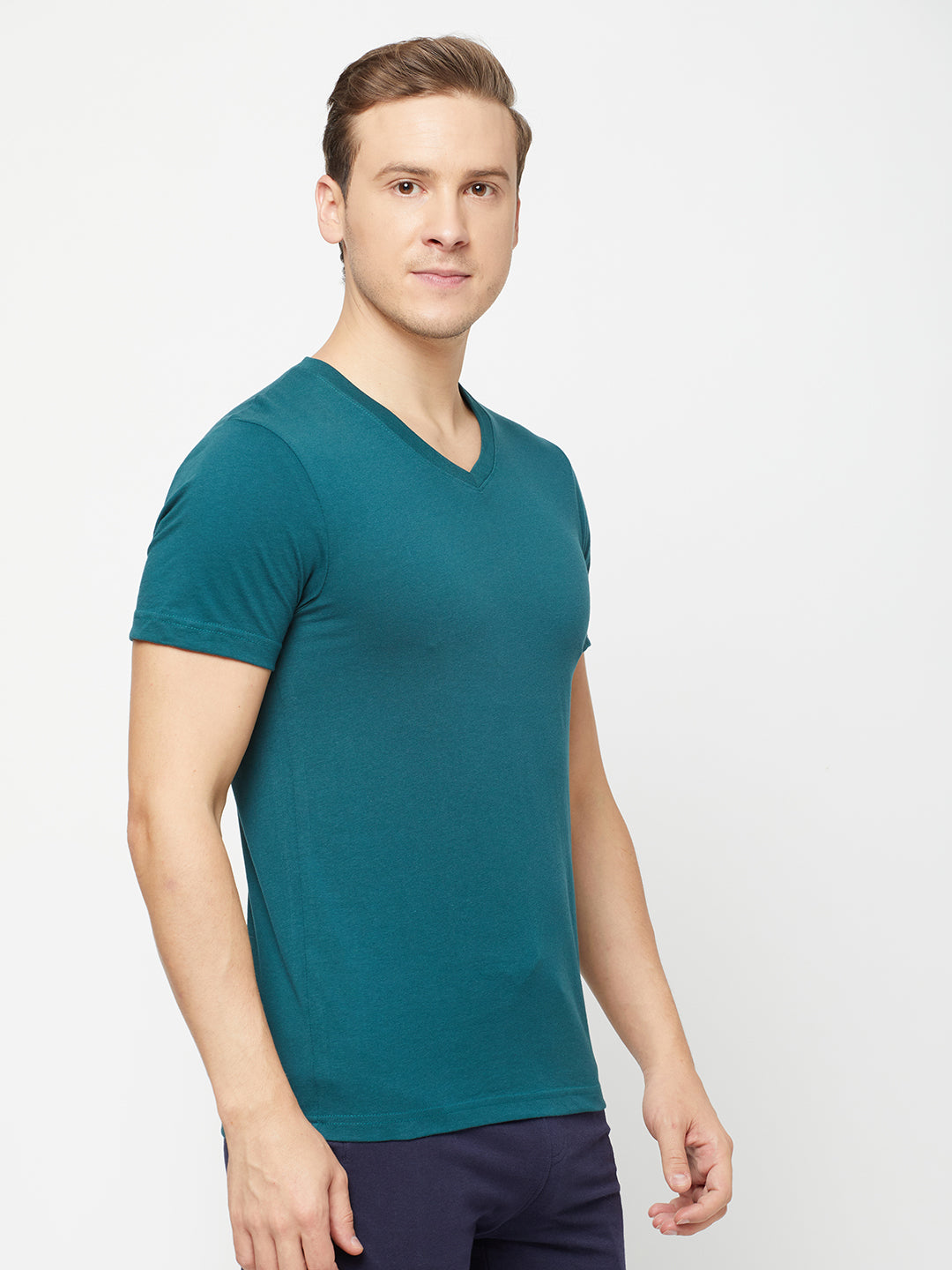 Cotton Blend Tees – Round & V-Neck - Combo