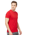 Cotton Blend Tees – Round & V-Neck (Grey With Flakes + Pure Red)