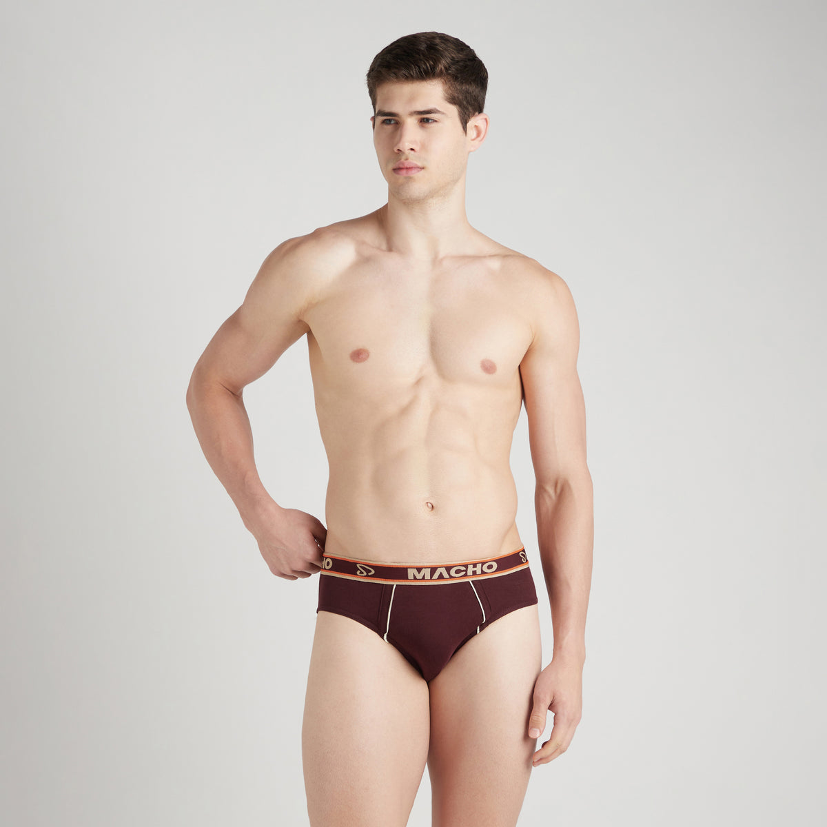 Sporto Men's Cotton Brief (Pack Of 2)