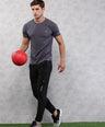 Instacool Solid Jersey Tee - Charcoal