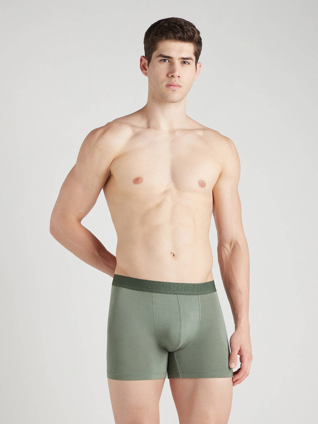 Sporto Shape Lock Ultra Soft Modal Trunks Multicolour (Pack of 2)