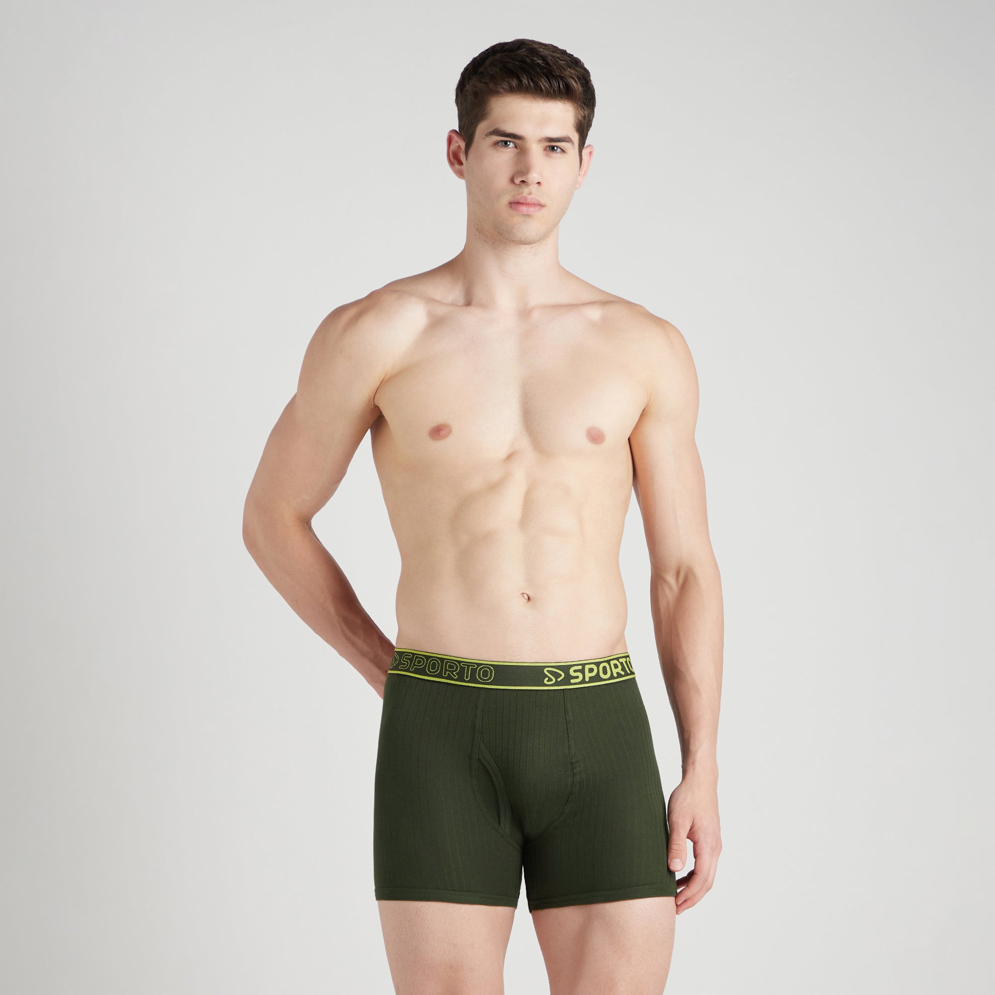 Sporto Classics Parka Trunks Multicolour pack of 2