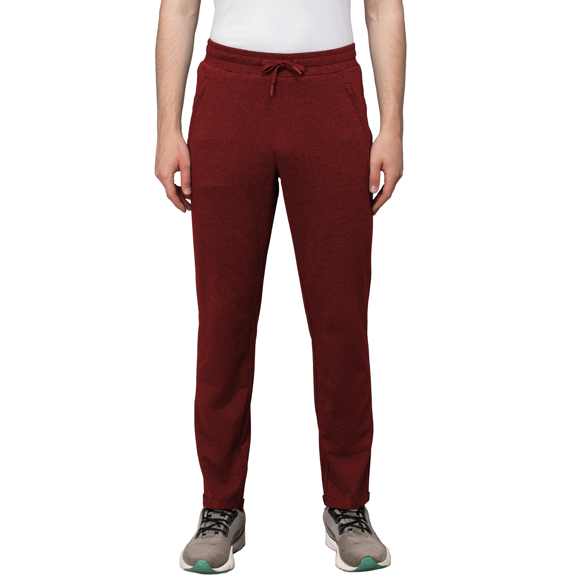 Sporto Men's Wow Trackpant Red Grindle