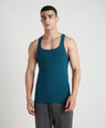 Men's Solid Gym Vests - Pack of 2
