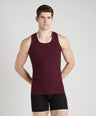 Men's Solid Gym Vests - Pack of 2