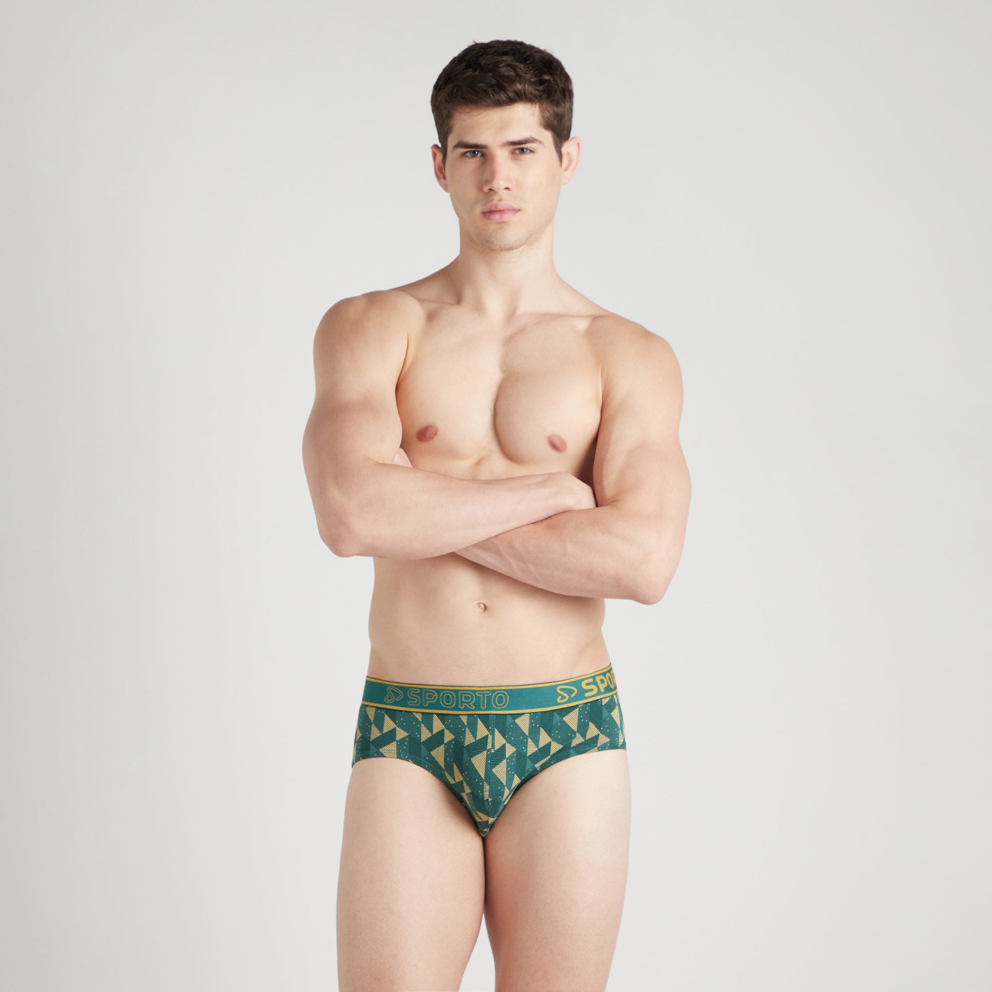 Sporto Shapelock Brief Multicolour Pack of 3