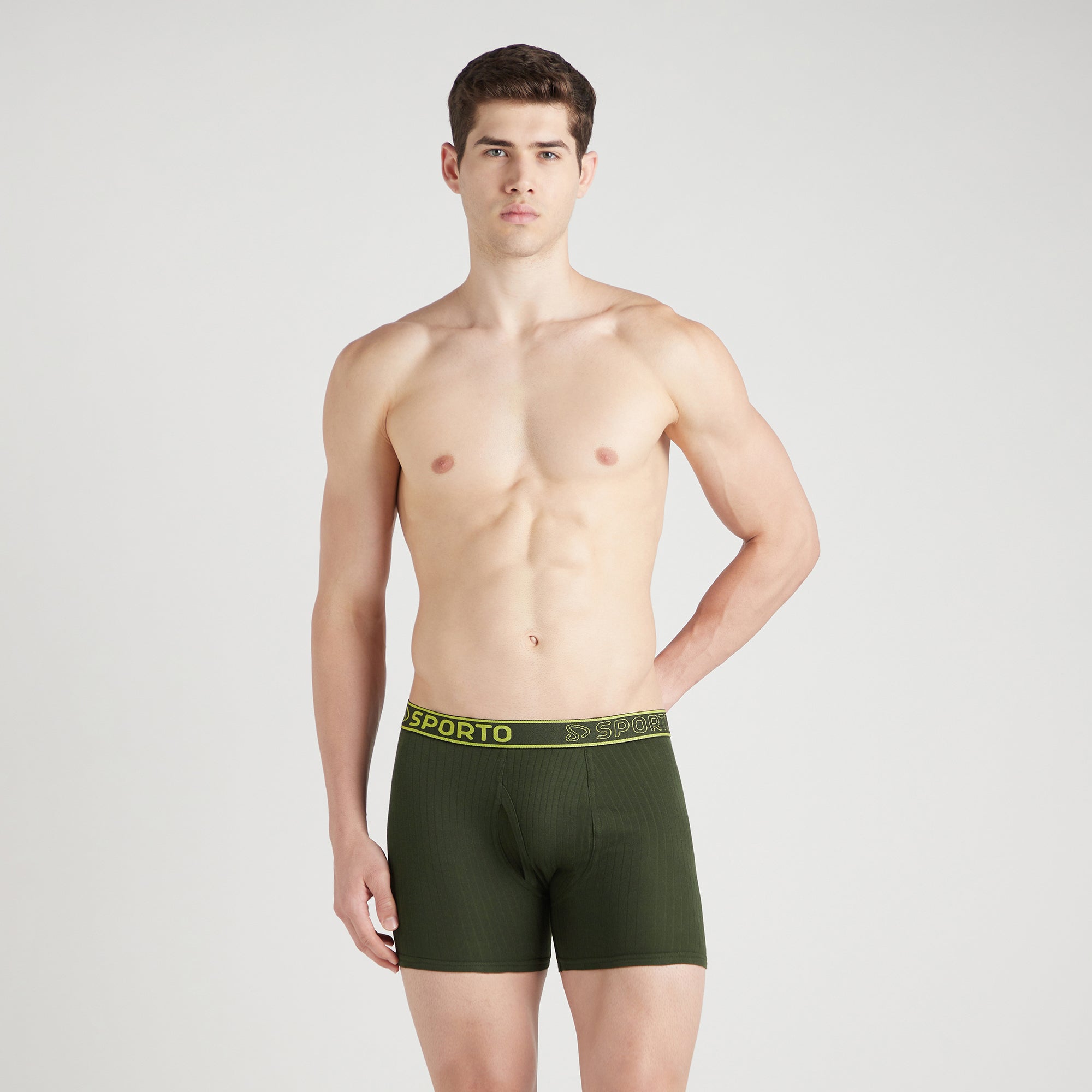 Sporto Classics Parka Trunks Multicolour pack of 2