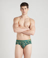 Sporto Men's Printed Spandex Brief Multicolour Pack of 3