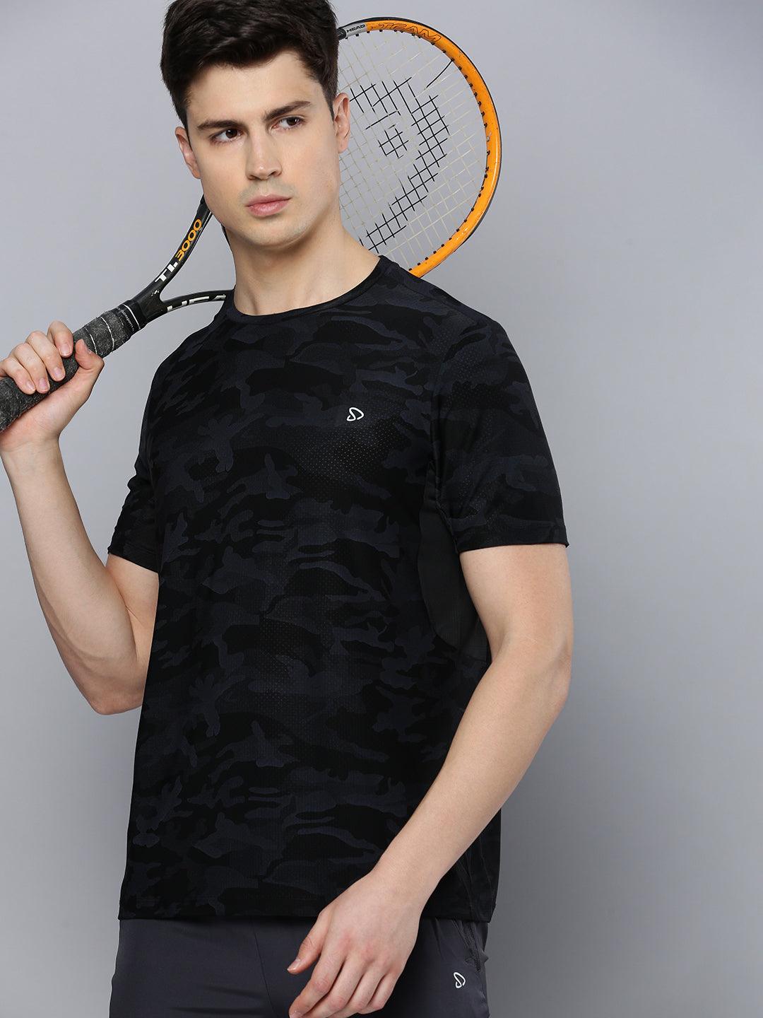 Instacool Printed Jersey Tee with Side Mesh - Combo
