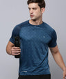 Sporto Men's Instacool Printed Jersey Tee - Air force