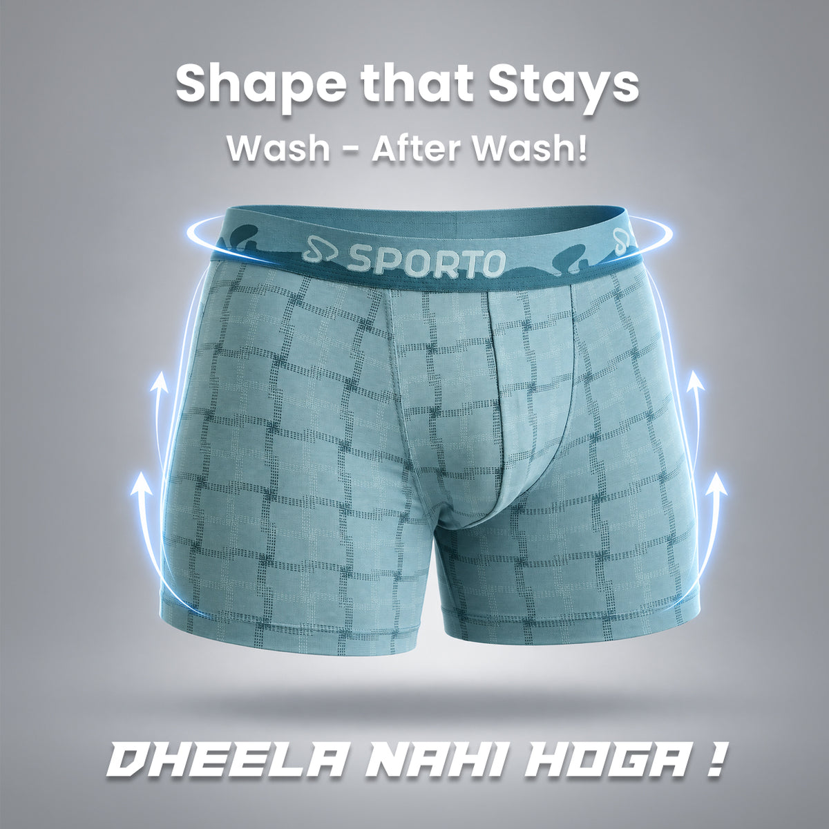 Shapelock 3D Print Trunks Multicolour pack of 5