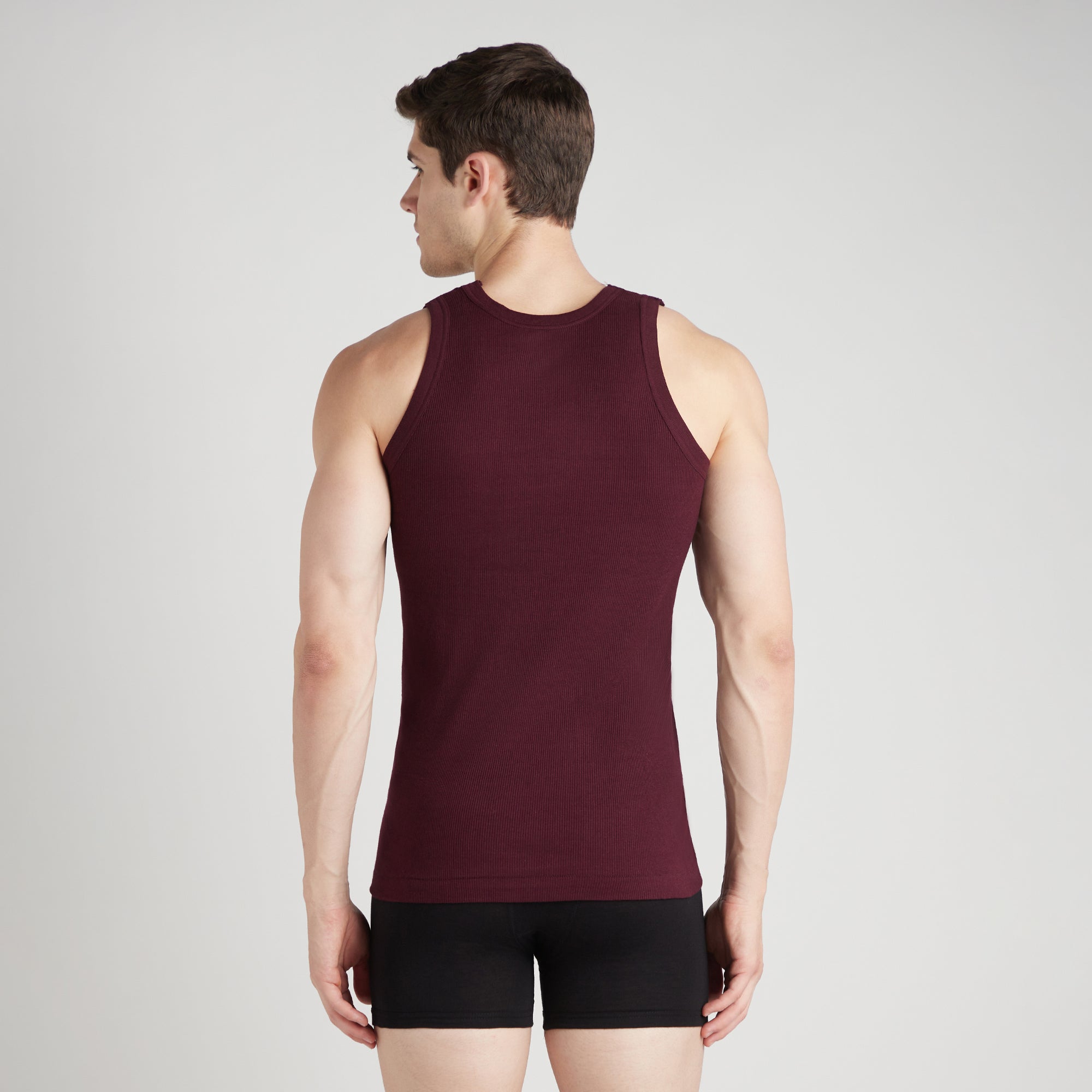 Men's Solid colour Vest (Pack of 3)