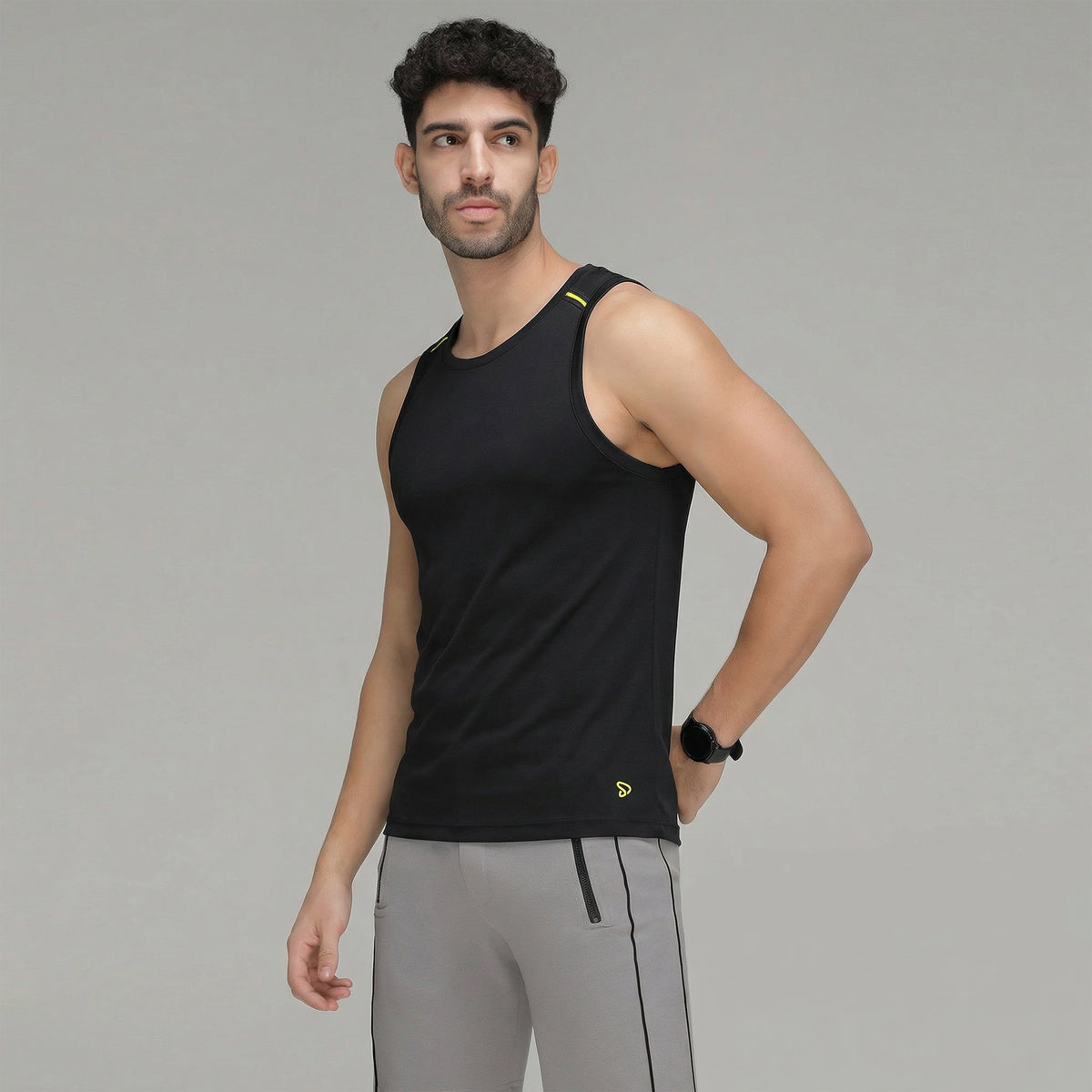 InstaCool Solid Muscle Vest Anti odour and Moisture Wicking