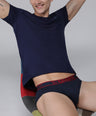 Sporto Men's Cotton Brief - Navy