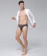 Sporto Men's Cotton Brief - Charcoal