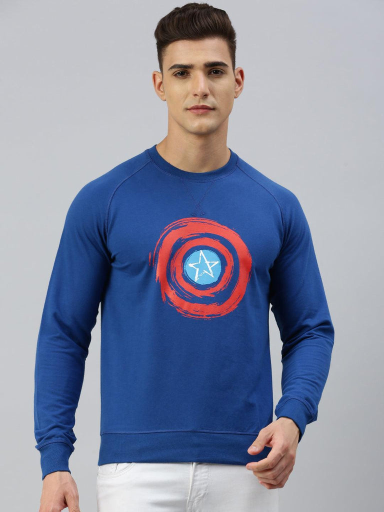 Sporto Marvel Printed Sweatshirt for Men | Limoges - Sporto by Macho