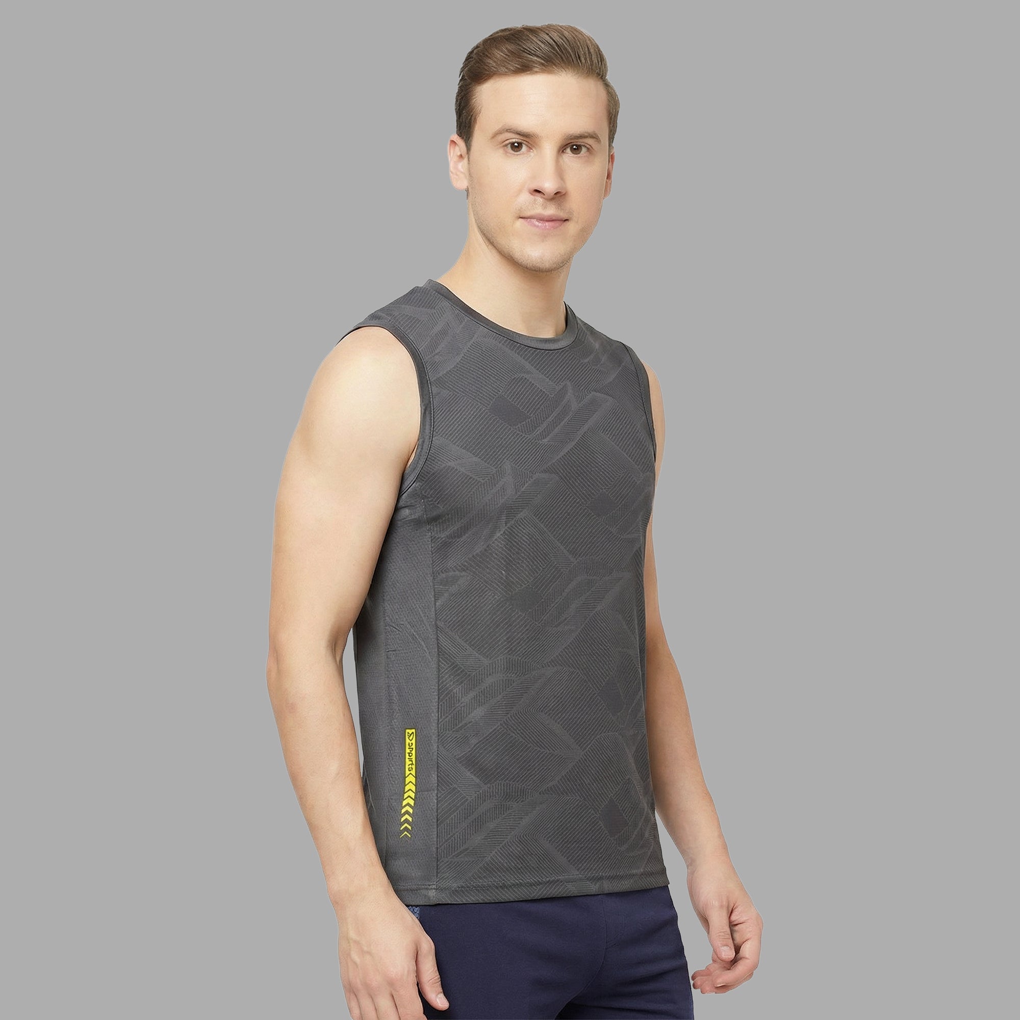 Sporto Men's InstaCool CH Muscle Vest Anti odour and Moisture Wicking